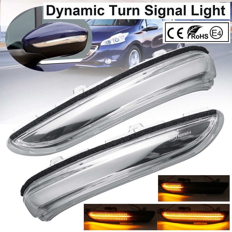 LED BOCNI DYNAMIC MIGAVCI U RETROVIZORU, TIPSKI - CITROEN - CLEAR LENS 172015 Beograd Zemun